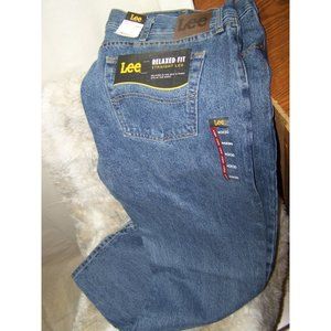 Men's Lee Jeans Relaxed Fit Straight Leg 40 x 30 NWT Blue